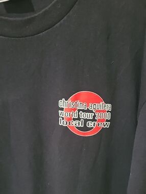 Christina Aguilera Local Crew World Tour 2000 T's